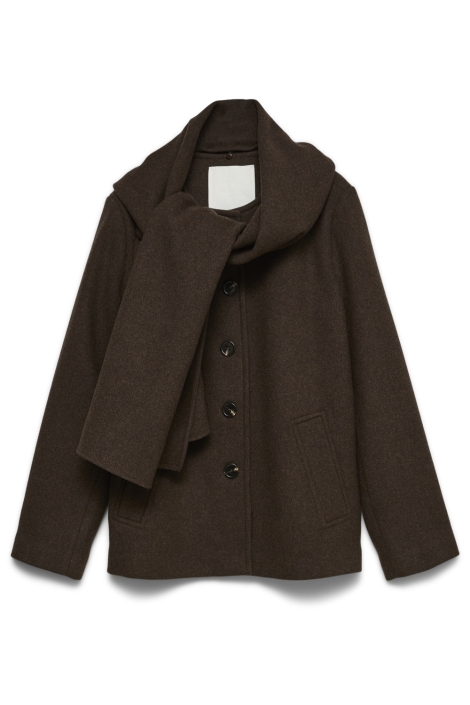 Vero Moda bruine dames jas | Vooraanzicht