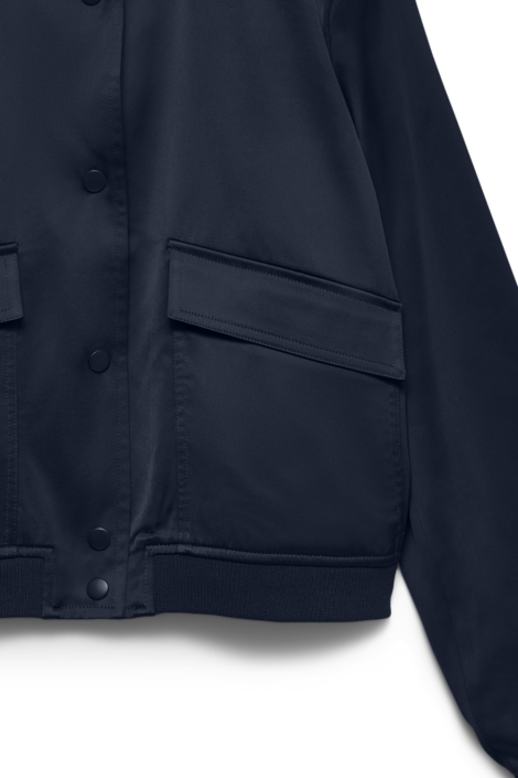 Vero Moda blauwe dames jas | Close up