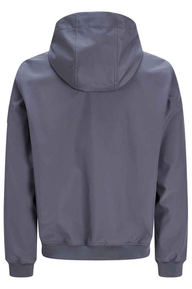 Jack & Jones blauwe heren jas | Achteraanzicht