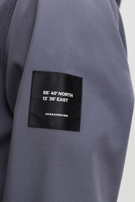 Jack & Jones blauwe heren jas | Kleurstaal