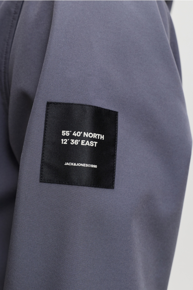 Jack & Jones blauwe heren jas | Kleurstaal