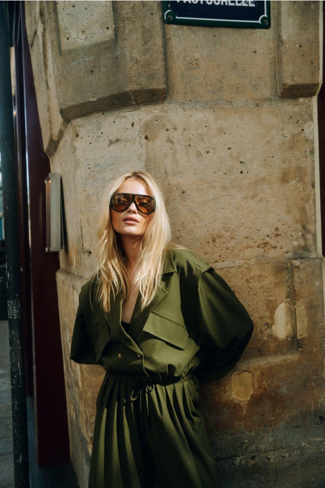 Refined Department groene dames jas | Sfeerbeeld, In situatie