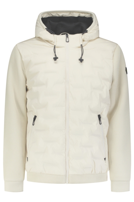 NO-EXCESS beige heren jas | Vooraanzicht