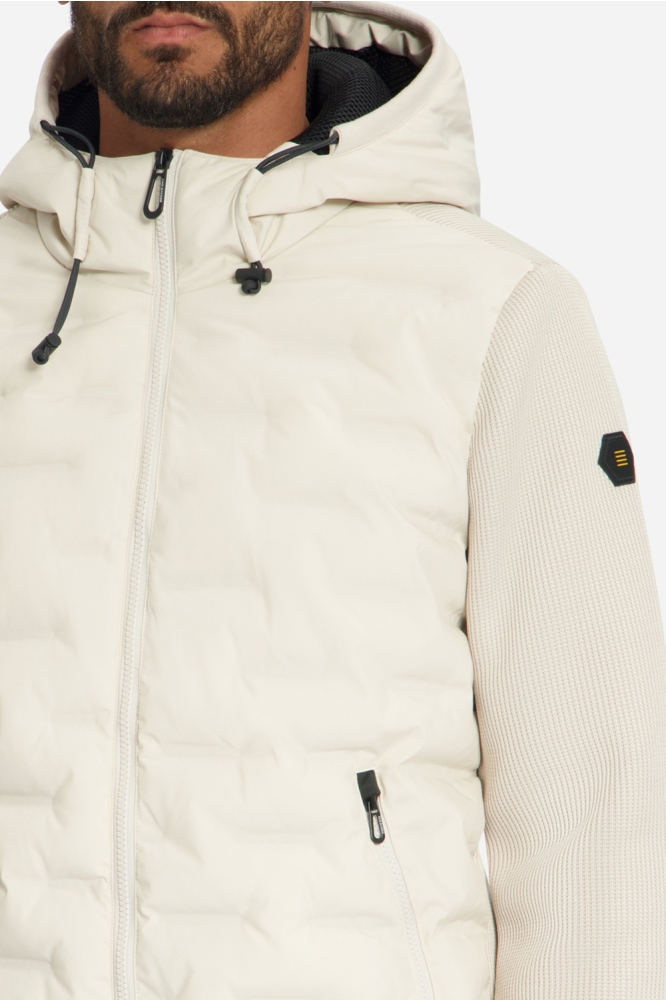 NO-EXCESS beige heren jas | Close up
