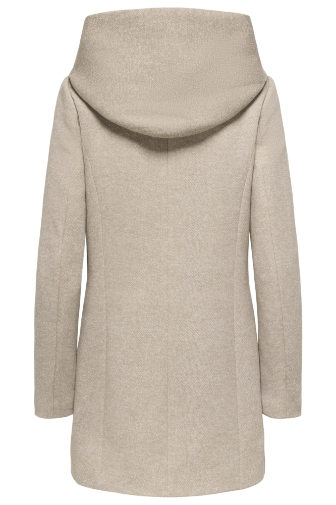Only taupe dames jas | Achteraanzicht