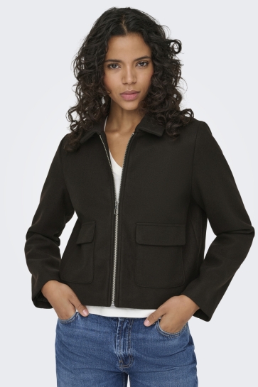 Only onlvela zip short jacket otw noos Bruin