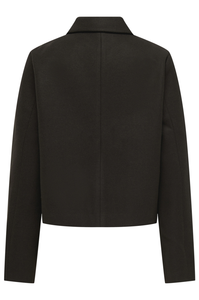 Only bruine dames jas | Achteraanzicht