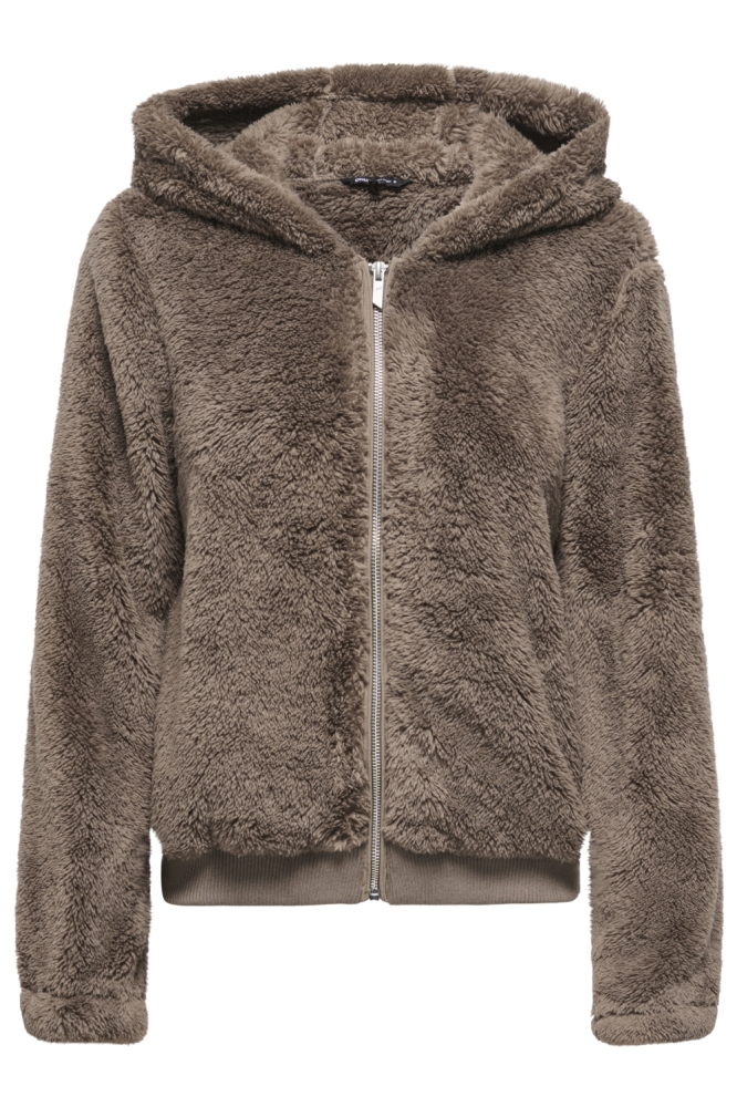 Only camel dames vest | Vooraanzicht