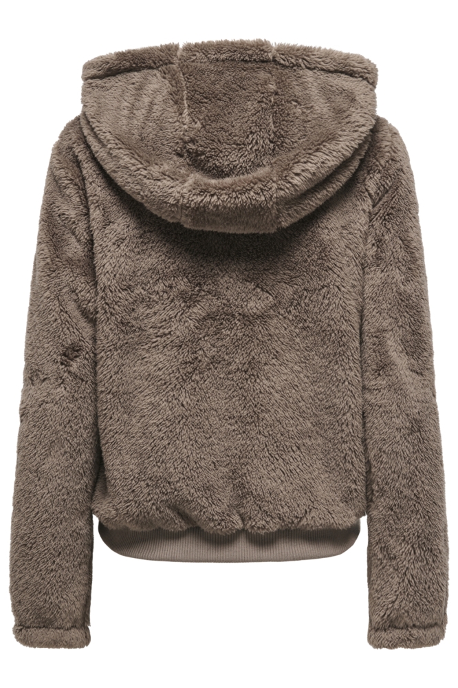 Only camel dames vest | Achteraanzicht