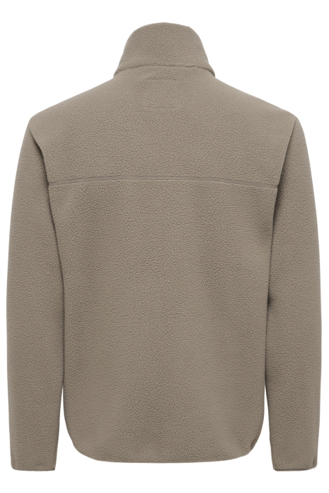 Only & Sons taupe heren jas | Achteraanzicht