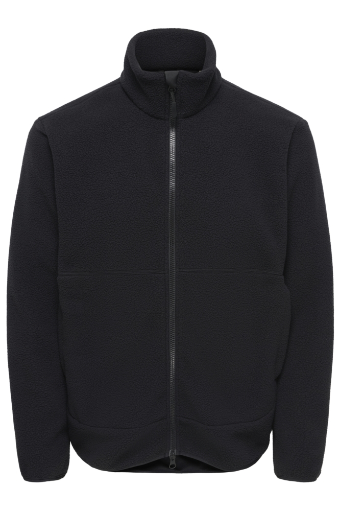 Only & Sons zwarte heren jas | Vooraanzicht