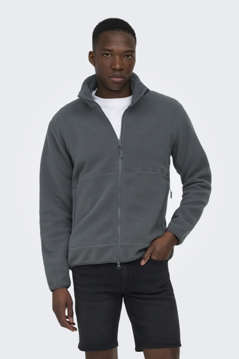 Only & Sons grijze heren jas | Model