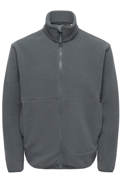 Only & Sons grijze heren jas | Vooraanzicht