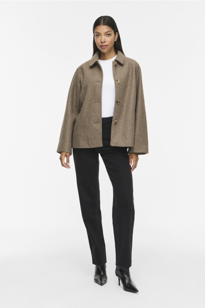Vila camel dames jas | Model