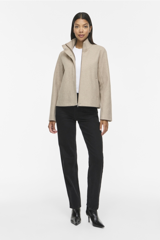 Vila beige dames jas | Model