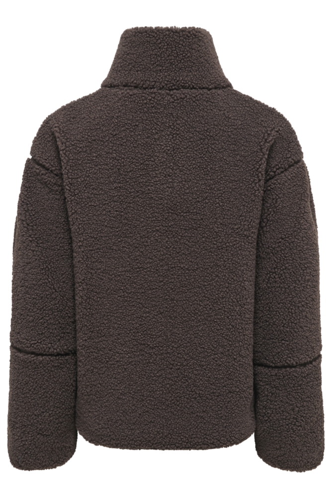 Only bruine dames jas | Achteraanzicht