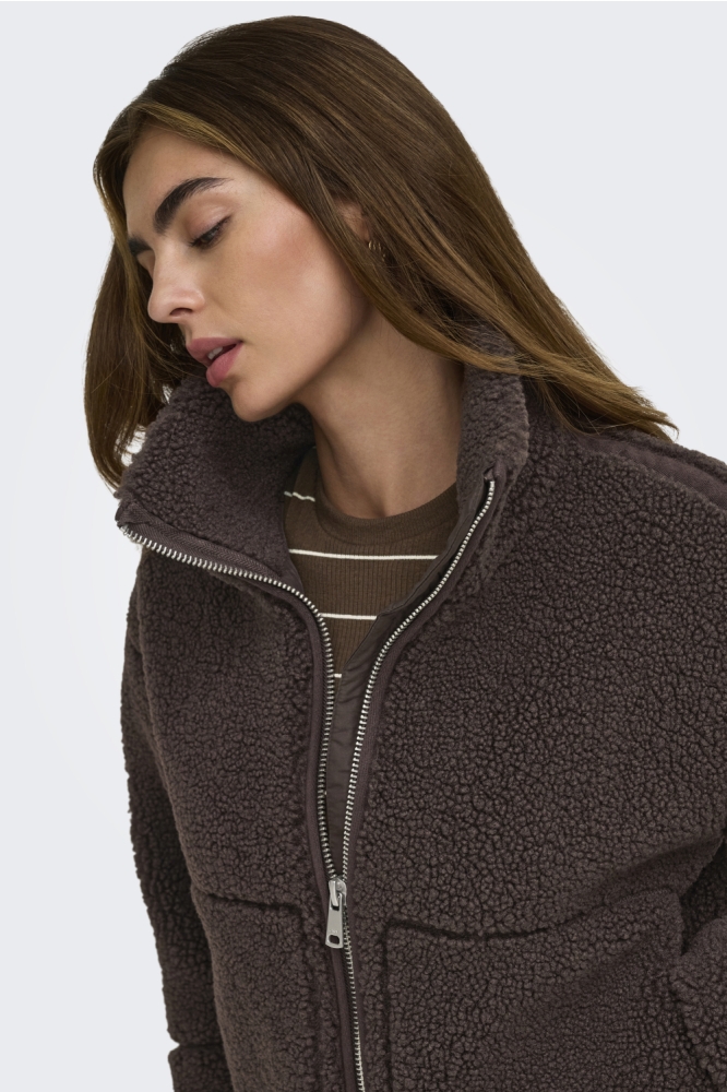 Only bruine dames jas | Close up