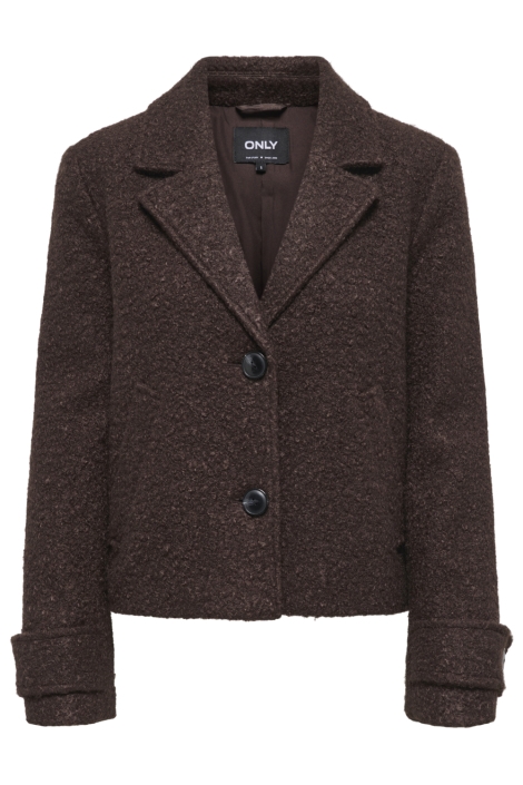 Only bruine dames jas | Vooraanzicht