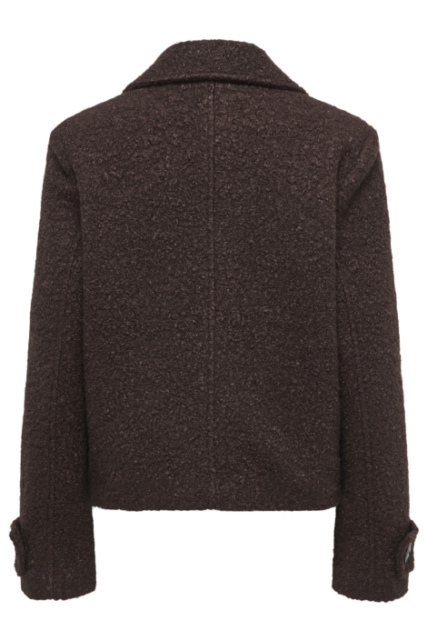 Only bruine dames jas | Achteraanzicht