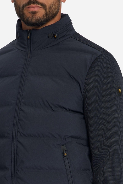 NO-EXCESS blauwe heren jas | Close up