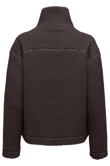 Only bruine dames vest | Achteraanzicht