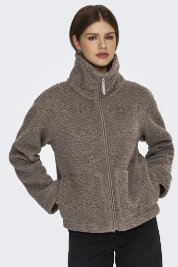 Only Vest ONLMEGAN TEDDY JACKET OTW NOOS 15363364 Walnut