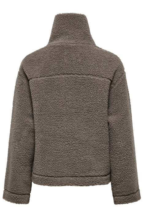 Only bruine dames vest | Achteraanzicht