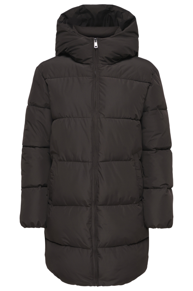 Only bruine dames jas | Vooraanzicht