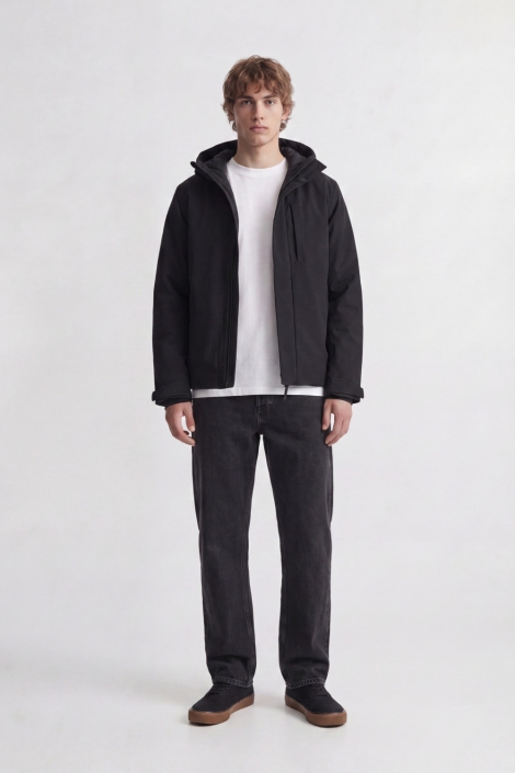 Jack & Jones zwarte heren jas | Model