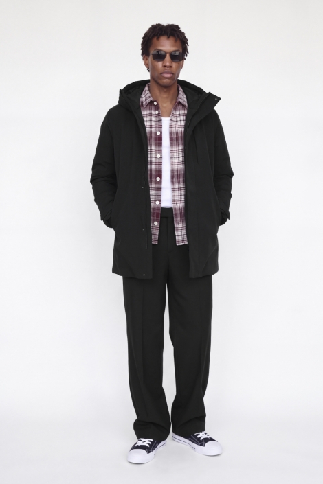 Jack & Jones zwarte heren jas | Model