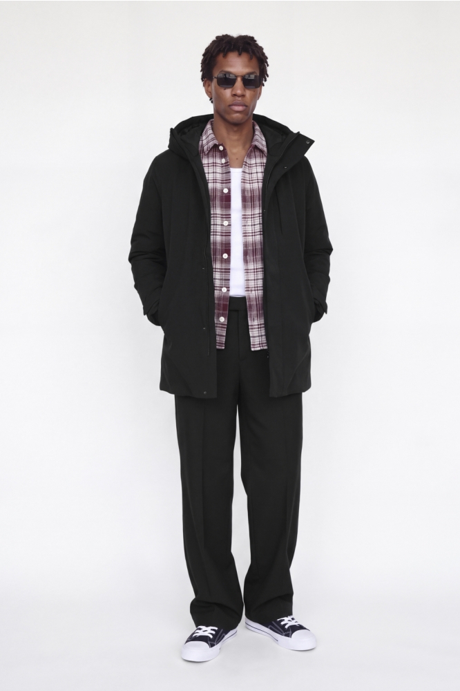 Jack & Jones zwarte heren jas | Model