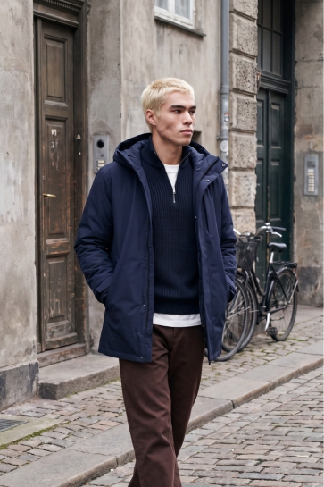 Jack & Jones Jas JJEKEEN PARKA AW26 SN 12298865 Sky Captain
