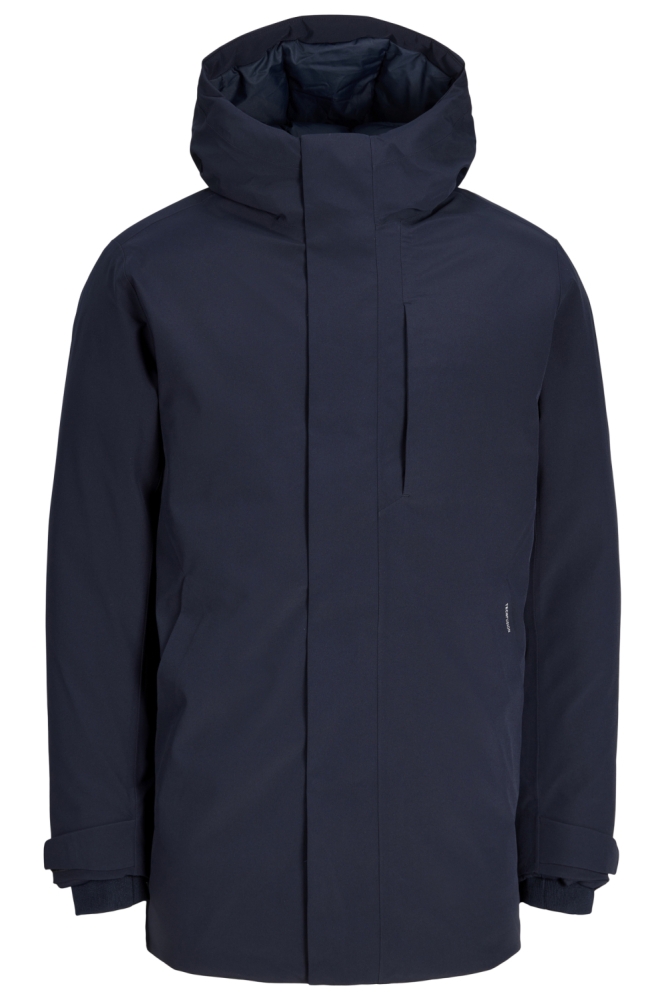 Jack & Jones blauwe heren jas | Vooraanzicht