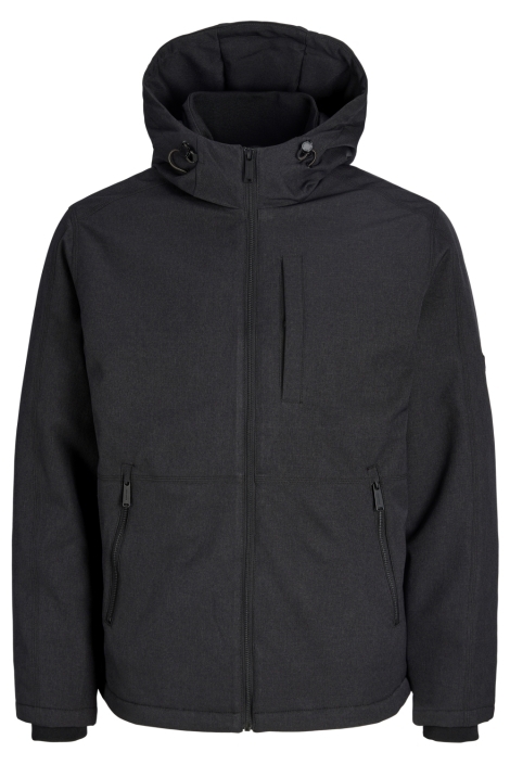 Jack & Jones zwarte heren jas | Vooraanzicht