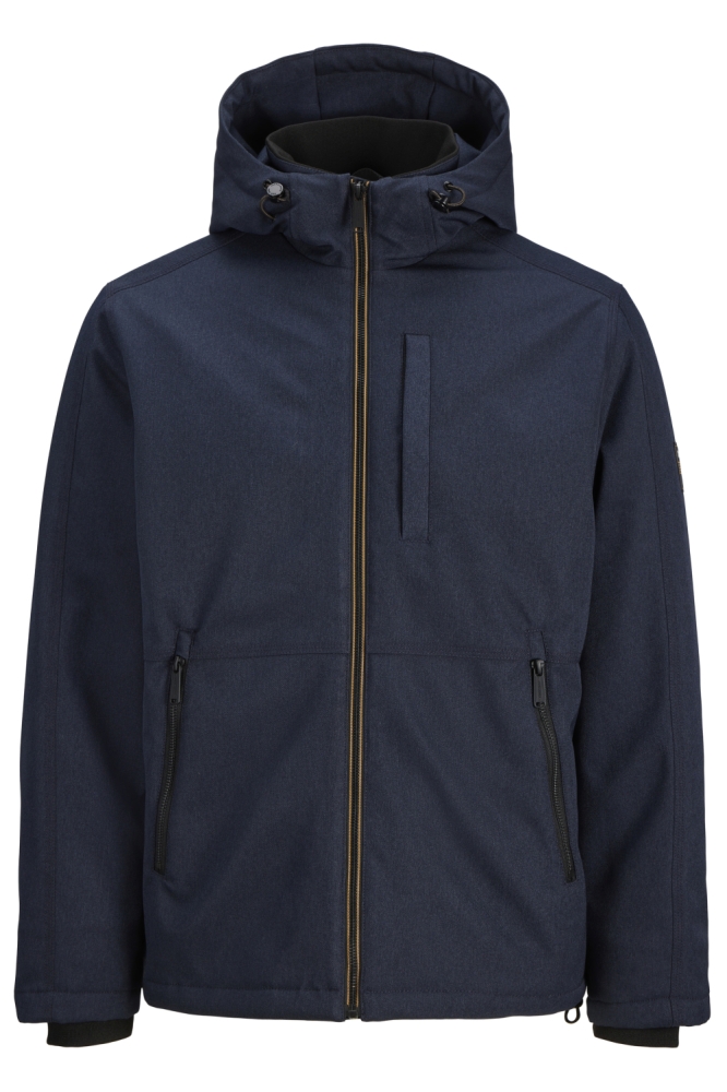 Jack & Jones blauwe heren jas | Vooraanzicht