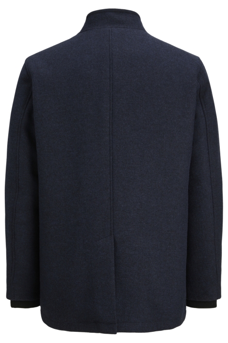 Jack & Jones blauwe heren jas | Achteraanzicht