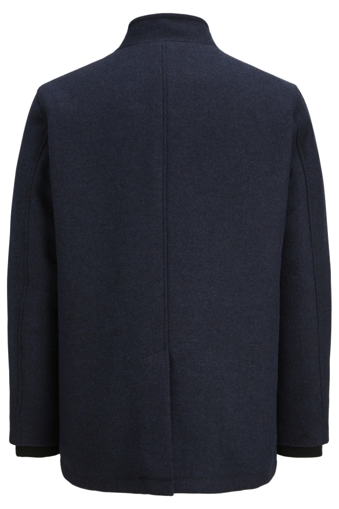 Jack & Jones blauwe heren jas | Achteraanzicht