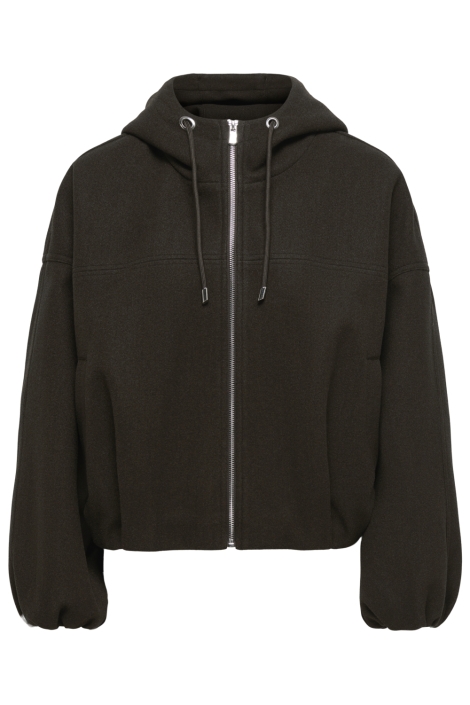 Only bruine dames jas | Vooraanzicht