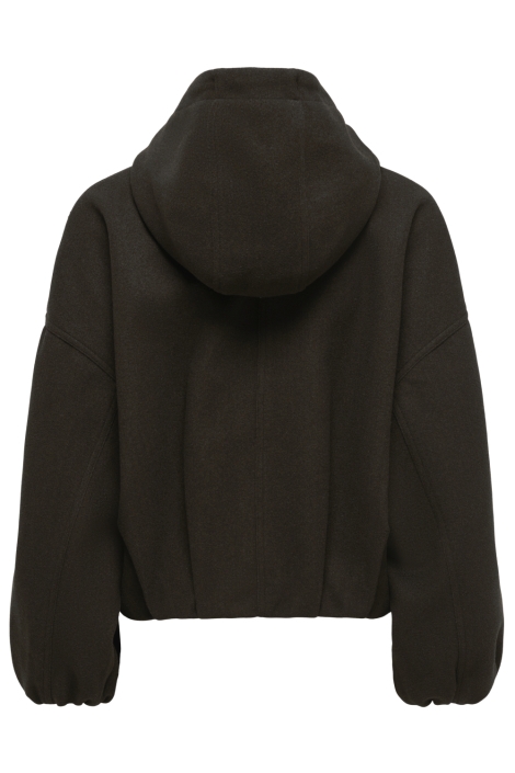 Only bruine dames jas | Achteraanzicht