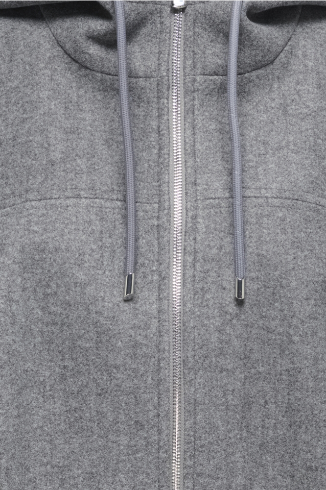 Only grijze dames jas | Close up