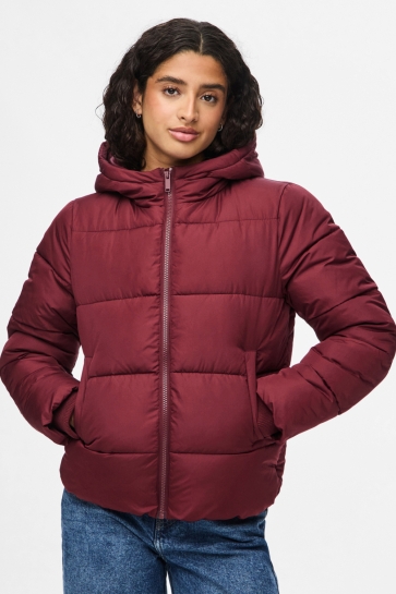 Pieces Jas PCBEE NEW SHORT PUFFER JACKET NOOS 17115626 Tawny Port