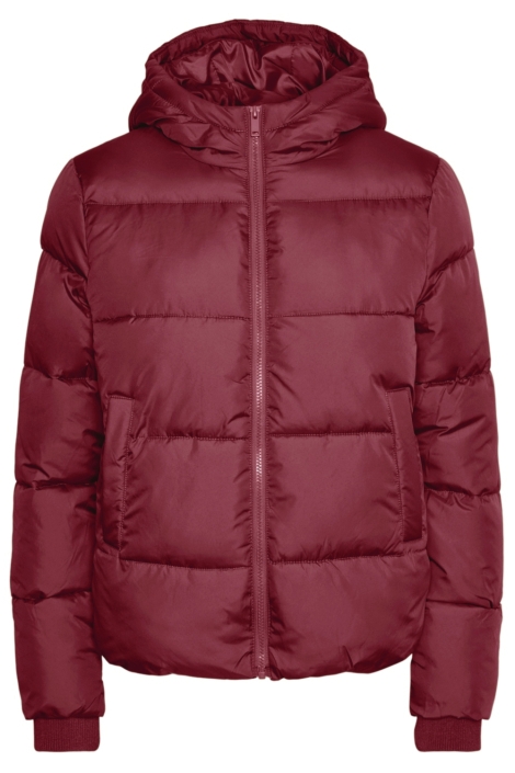 Pieces bordeaux dames jas | Vooraanzicht