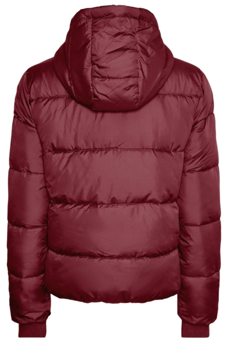 Pieces bordeaux dames jas | Achteraanzicht