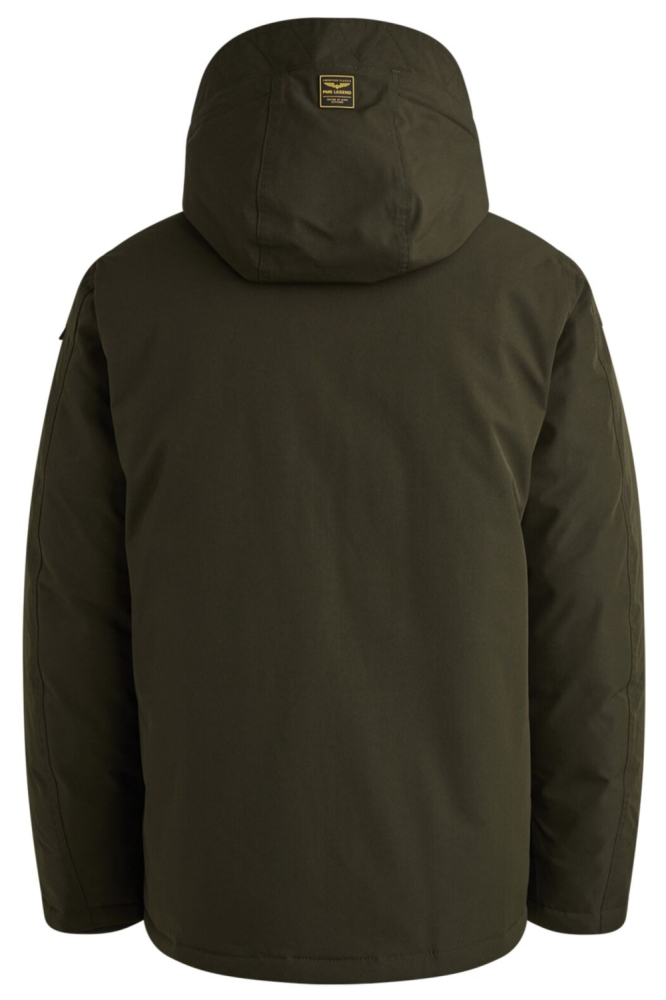 PME legend groene heren jas | Achteraanzicht