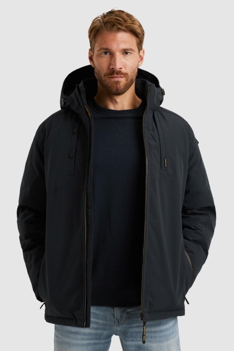 PME legend blauwe heren jas | Model vooraanzicht