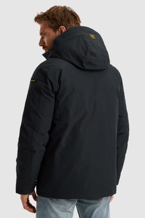 PME legend blauwe heren jas | Model achteraanzicht