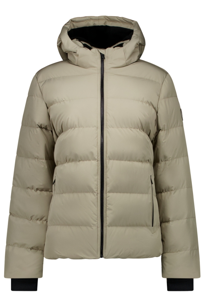 Cars taupe dames jas | Vooraanzicht
