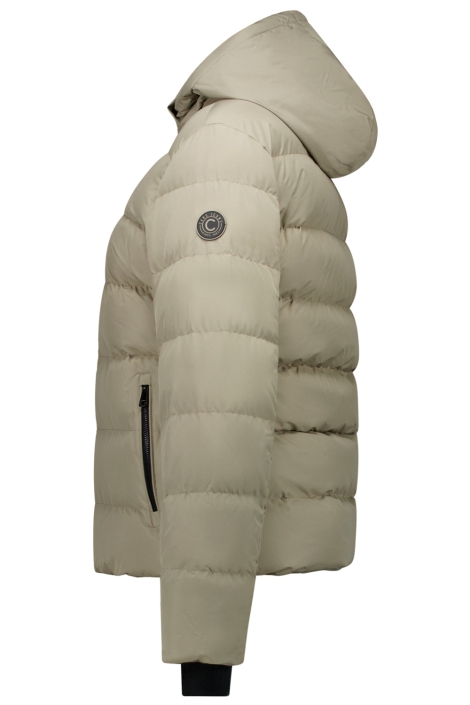 Cars taupe dames jas | Zijaanzicht