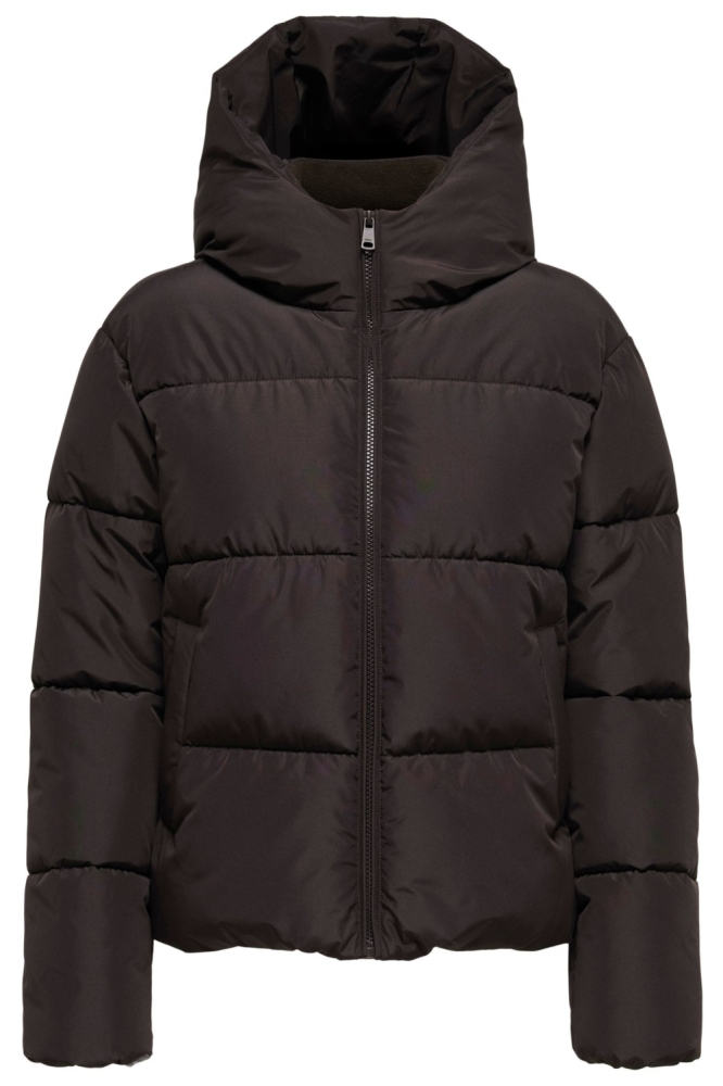 Only bruine dames jas | Vooraanzicht