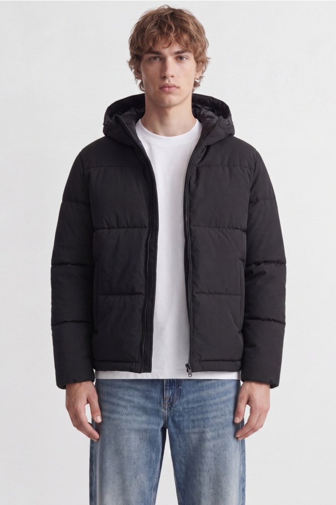 Jack & Jones zwarte heren jas | Model